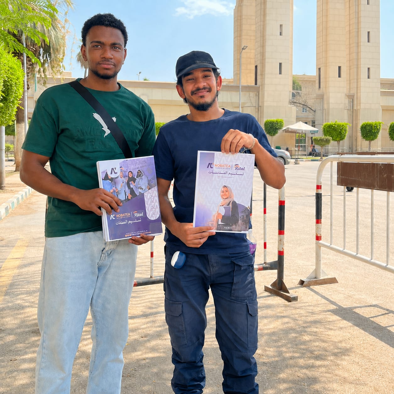 زيارة لطلابنا في الجامعة